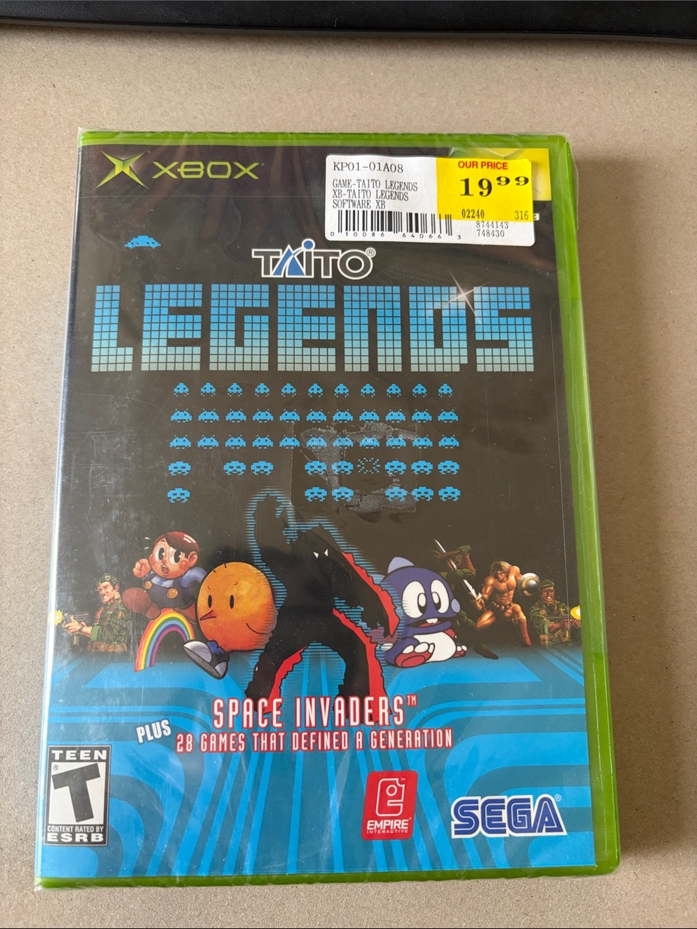 Tai Legends: Space Invaders Xbox Game NWT SEALED